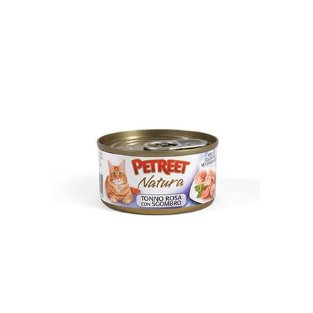 PETREET Natura Tonno Rosa con Sgombro 70 gr. - 