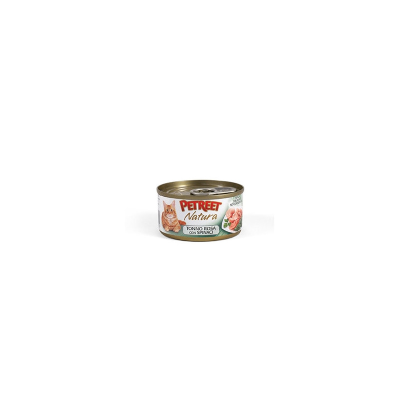 PETREET Natura Pink Tuna with Spinach 70 gr.
