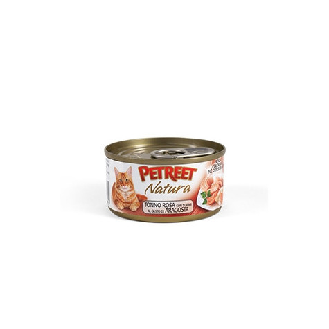 PETREET Natura Pink Tuna with Lobster Flavored Surimi 140 gr.