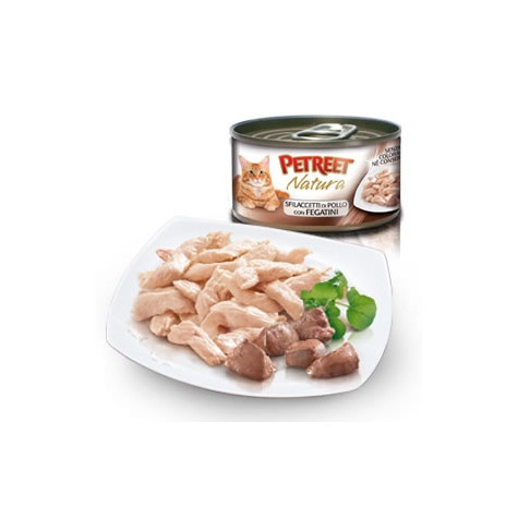 PETREET Chicken Fillets with Livers 70 gr.