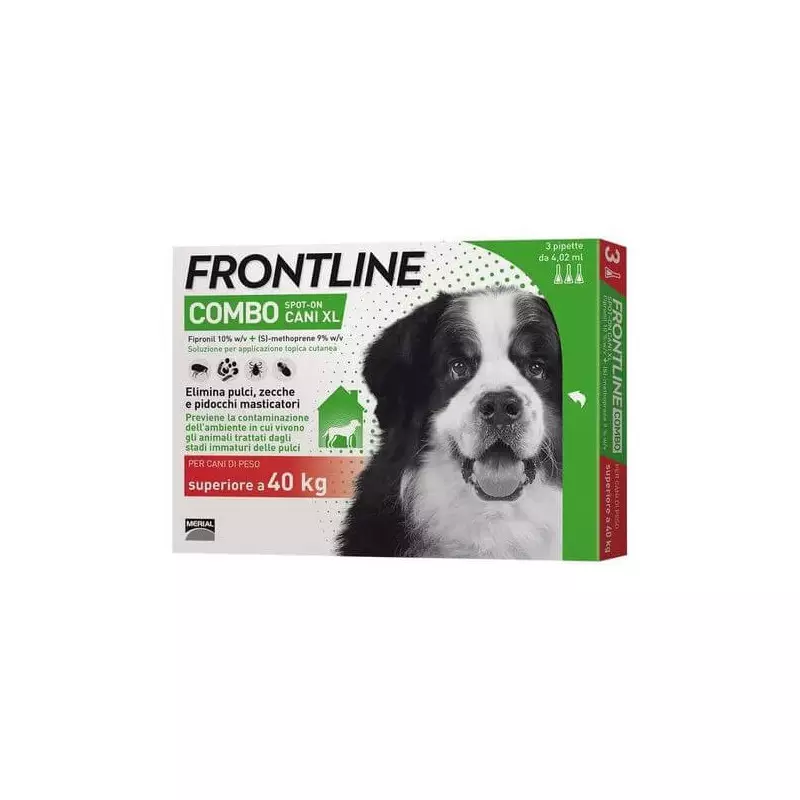 Frontline combo cani extra large 3 pipette oltre 40 kg-4,02 ml