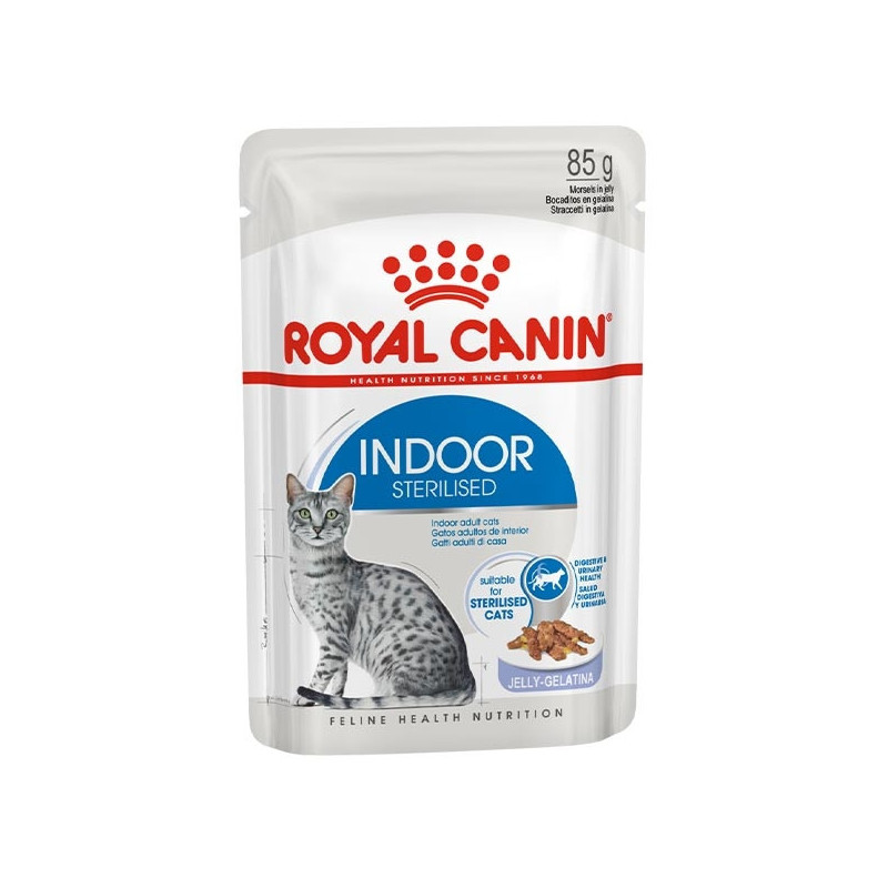 ROYAL CANIN Indoor Sterilized Straccetti in Gelatina 85 gr.