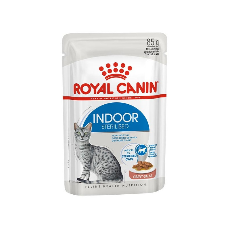 ROYAL CANIN Indoor Sterilized Straccetti in Salsa 85 gr.