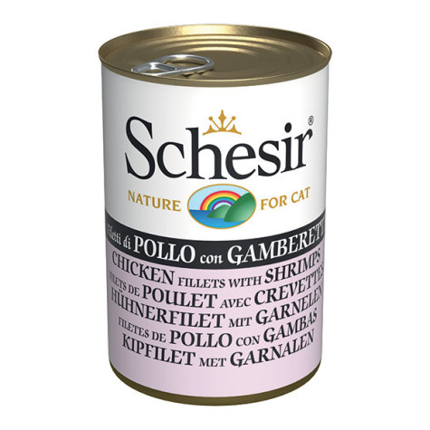 SCHESIR Filetti di Pollo con Gamberetti in Gelatina 140 gr. - 