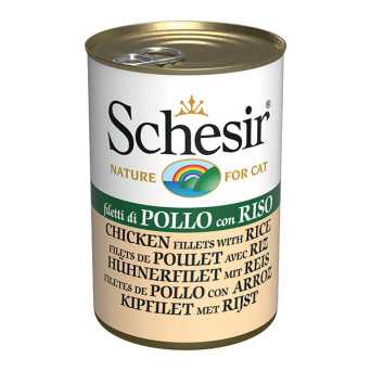 SCHESIR Filetti di Pollo con Riso in Gelatina 140 gr. -