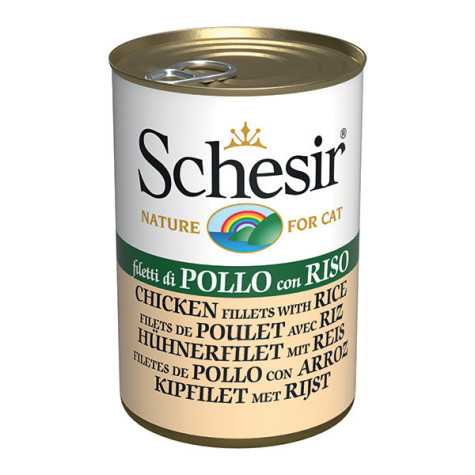 SCHESIR Filetti di Pollo con Riso in Gelatina 140 gr. -