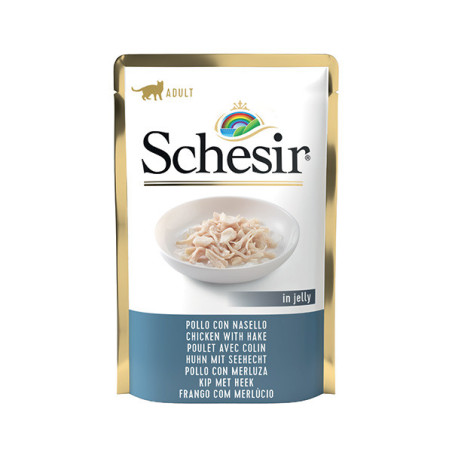 SCHESIR Filetti di Pollo e Nasello in Gelatina 85 gr. - 