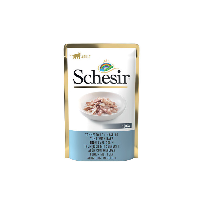 SCHESIR Fillets of Tuna and Hake in Jelly 85 gr.