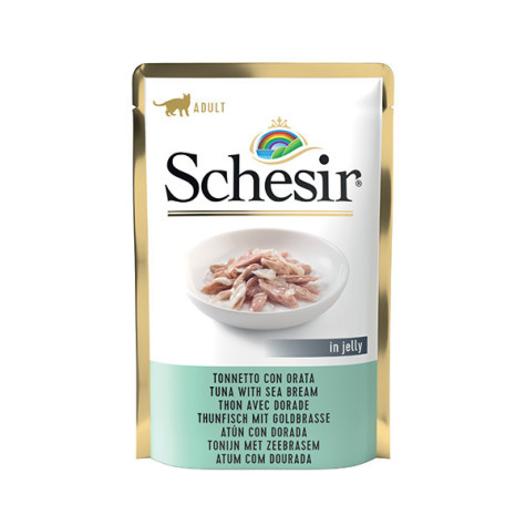 SCHESIR Fillets of Tuna and Sea Bream in Jelly 85 gr.