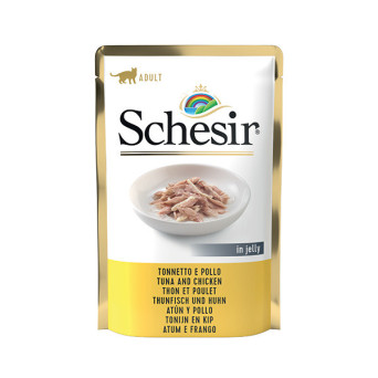 SCHESIR Fillets of Tuna and Chicken in Jelly 85 gr.