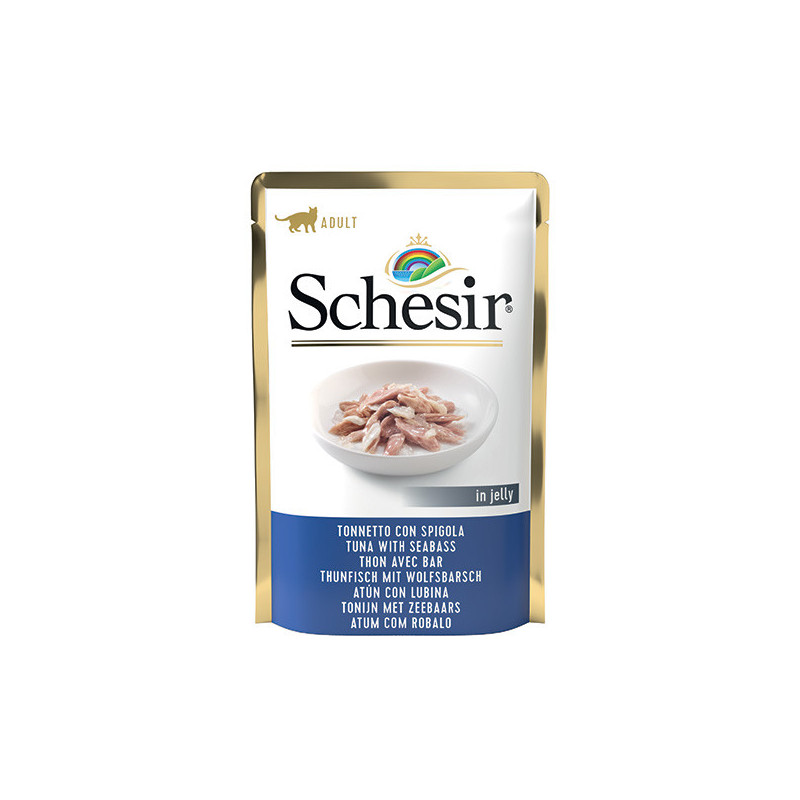 SCHESIR Fillets of Tuna and Sea Bass in Jelly 85 gr.
