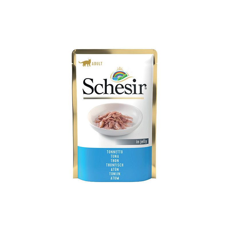 SCHESIR Filetti di Tonnetto Pollo e Prosciutto in Gelatina 85 gr.