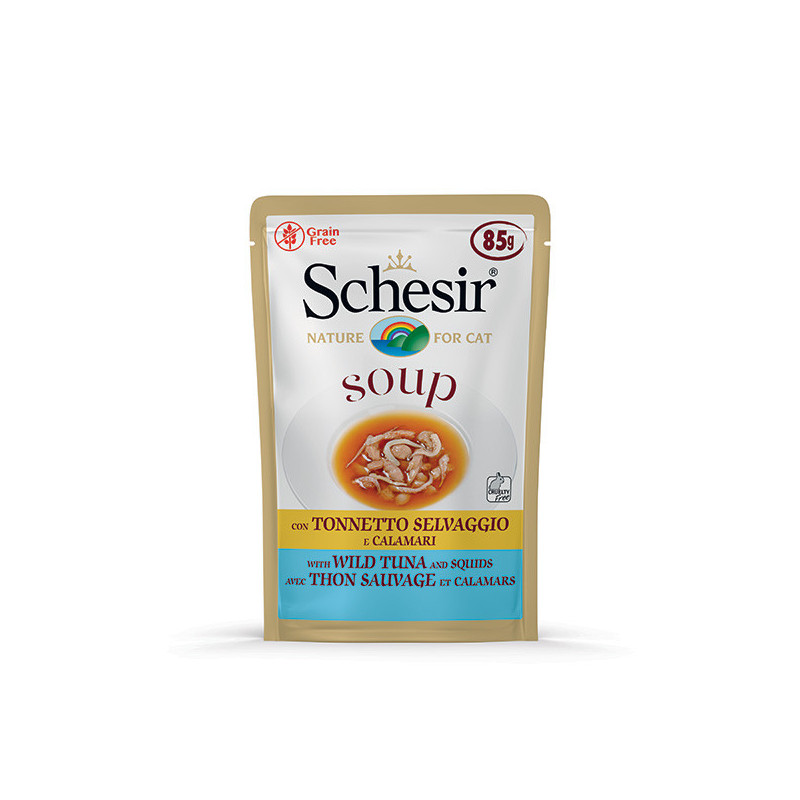 SCHESIR Soup con Tonnetto Selvaggio e Calamari 85 gr.