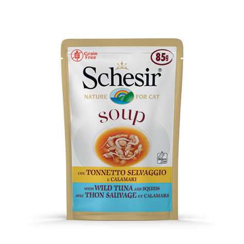 SCHESIR Suppe mit Wild Thunfisch und Tintenfisch 85 gr.