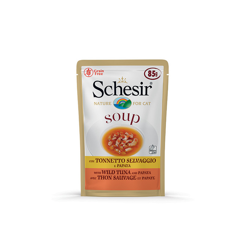 SCHESIR Soup con Tonnetto Selvaggio e Papaya 85 gr.