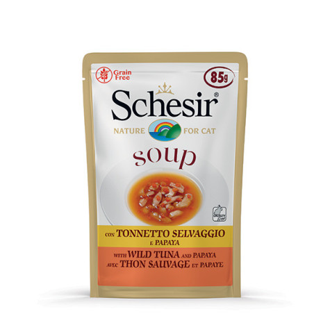 SCHESIR Suppe mit wildem Thunfisch und Papaya 85 gr.