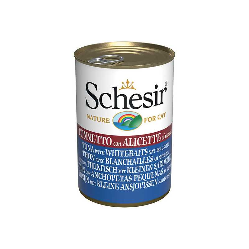SCHESIR Tonnetto avec Alicette al Naturel in Acqua di Cottura 140 g. SCHESIR Tonnetto avec Alicette al Naturel in Acqua di Cottura 140 g.