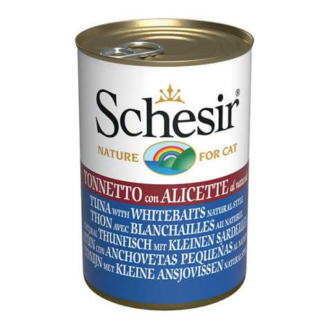 SCHESIR Tonnetto avec Alicette al Naturel in Acqua di Cottura 140 g.