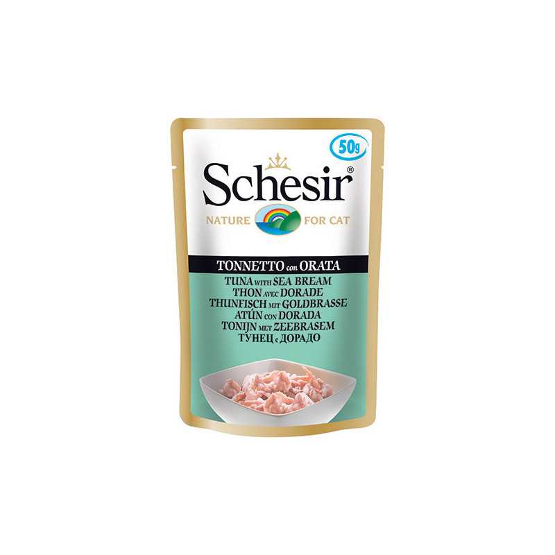 SCHESIR Tonnetto avec Daurade en gelée 50 g. SCHESIR Tonnetto avec Daurade en gelée 50 g.