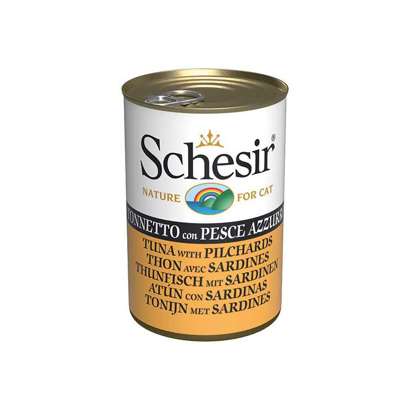 SCHESIR Tonnetto avec Poisson Azzurro en gelée 140 g. SCHESIR Tonnetto avec Poisson Azzurro en gelée 140 g.