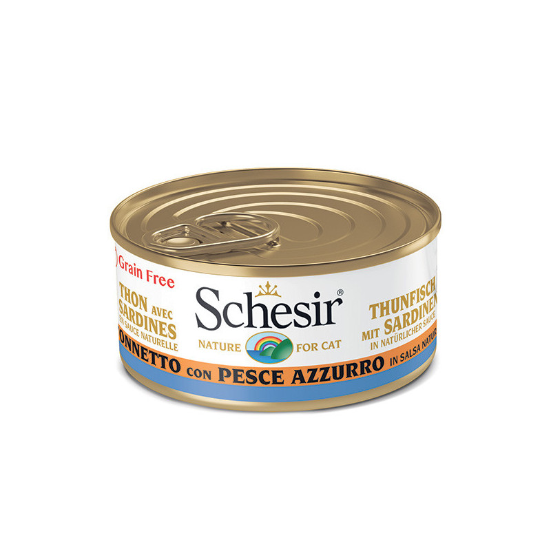 SCHESIR Tonnetto con Pesce Azzurro in Salsa Naturale 70 gr.