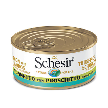 SCHESIR Tonnetto con Prosciutto in Brodo di Cottura 70 gr. - 