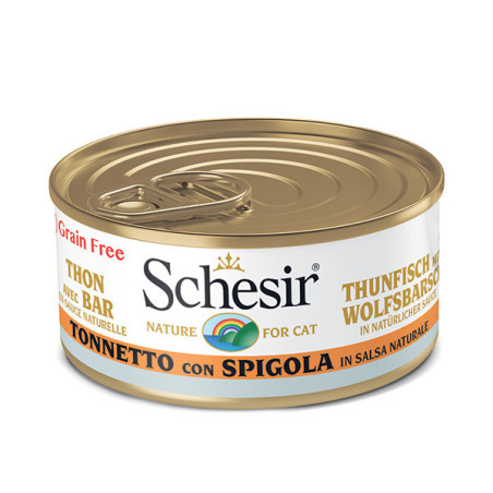 SCHESIR Tonnetto con Spigola in Salsa Naturale 70 gr. - 