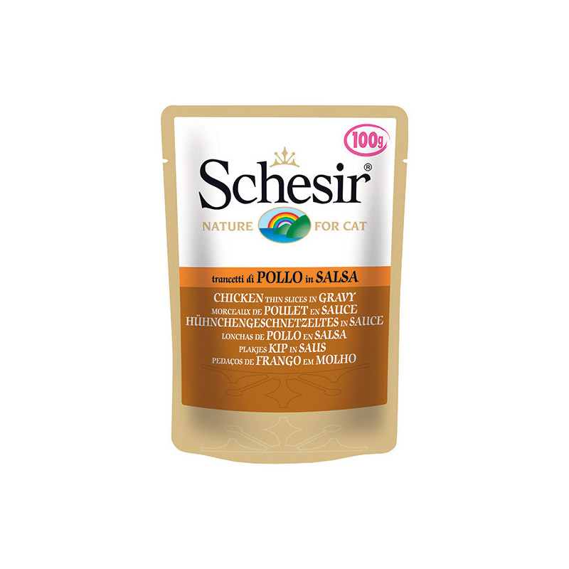 SCHESIR Hähnchenscheiben in natürlicher Sauce 85 gr.