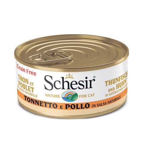 SCHESIR Tonnetto e Pollo in Salsa Naturale 70 gr. -