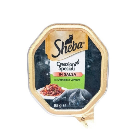 SHEBA Creazioni Speciali in Salsa con Agnello e Verdure 85 gr. - 