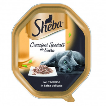 SHEBA Creazioni Speciali in Salsa con Tacchino 85 gr. - 