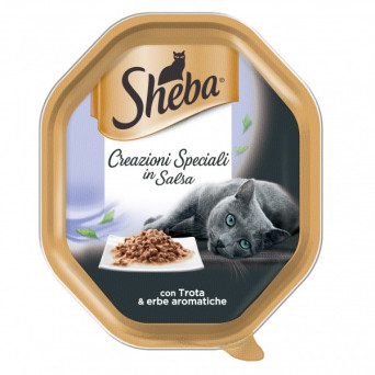 SHEBA Special Creations in Sauce mit Forelle & aromatischen Kräutern 85 gr.