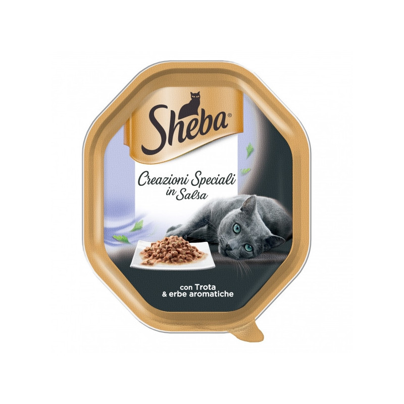 SHEBA Special Creations in Sauce with Trout & Aromatic Herbs 85 gr.