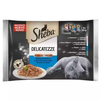 SHEBA Delicacies in Sauce Selection of the Sea 85 gr.