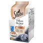 SHEBA Délices Du Jour Assorted Selection in Sauce with Chicken, Turkey and Salmon (6 sachets of 50 gr.)
