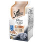 SHEBA Délices Du Jour Selezione Assortita en sauce avec Poulet, Dinde et Saumon (6 sachets 50 g.)
