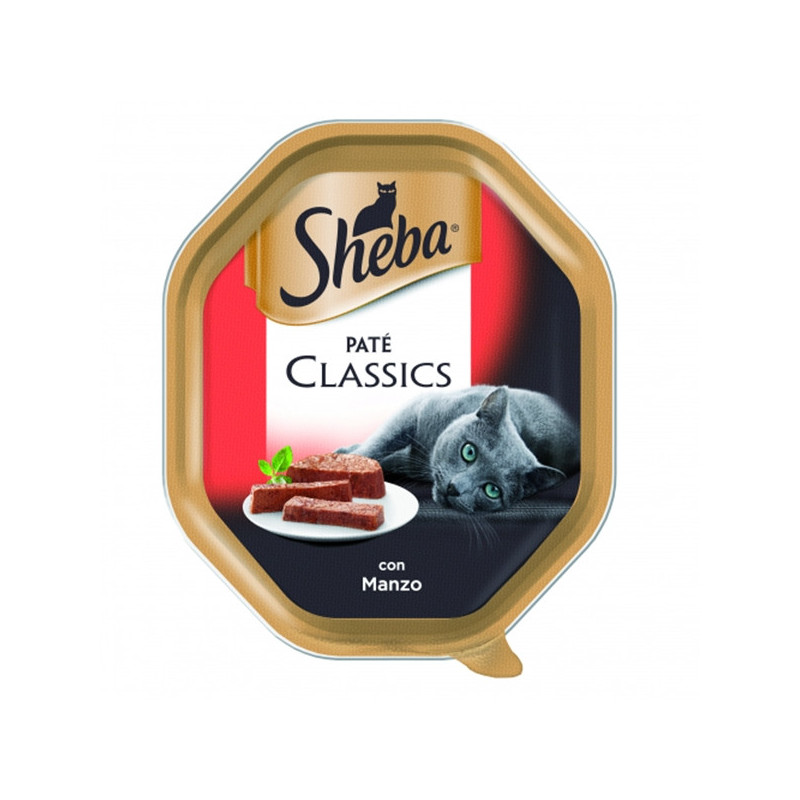 SHEBA Paté Classic mit Rindfleisch 85 gr.