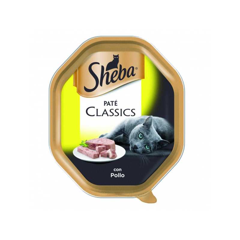 SHEBA Paté Classic avec Poulet 85 g. SHEBA Paté Classic avec Poulet 85 g.