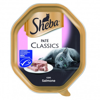 SHEBA Paté Classic con Salmone 85 gr. - 