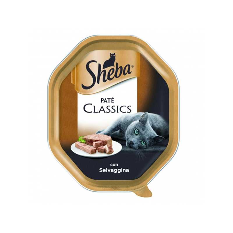 SHEBA Paté Classic avec Selvaggina 85 g.