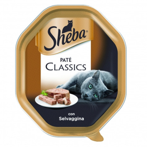 SHEBA Paté Classic mit Wild 85 gr.