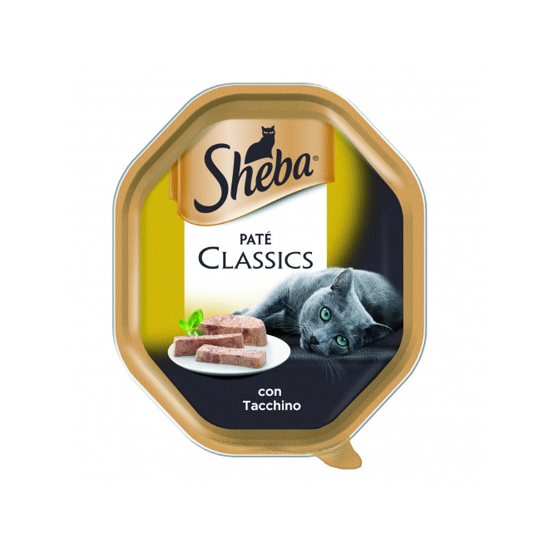 SHEBA Paté Classic mit Pute 85 gr.