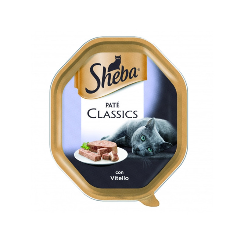 SHEBA Paté Classic mit Kalbfleisch 85 gr.