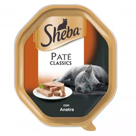 SHEBA Paté Classic mit Ente 85 gr.