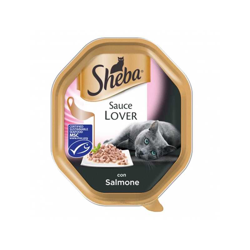 SHEBA Sauce Lover avec Saumon 85 g. SHEBA Sauce Lover avec Saumon 85 g.
