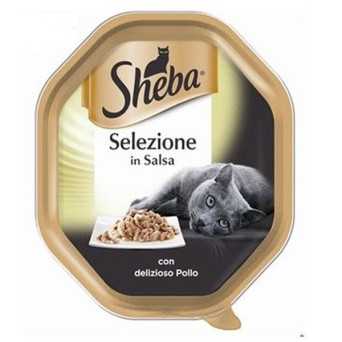 SHEBA Selezione in Salsa con Delizioso Pollo 85 gr. - 