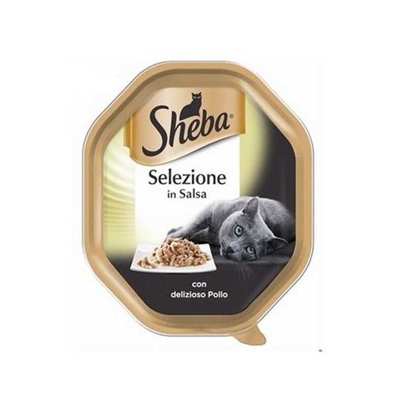 SHEBA Selezione en sauce avec Delizioso Poulet 85 g.