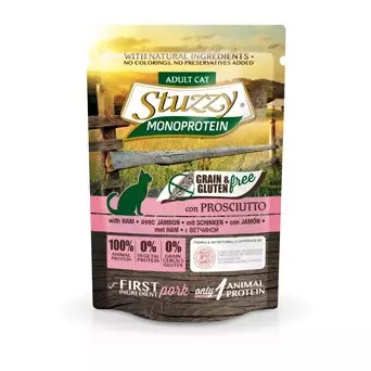 STUZZY CAT Monoprotein Grain & Gluten Free Ham 85 gr.