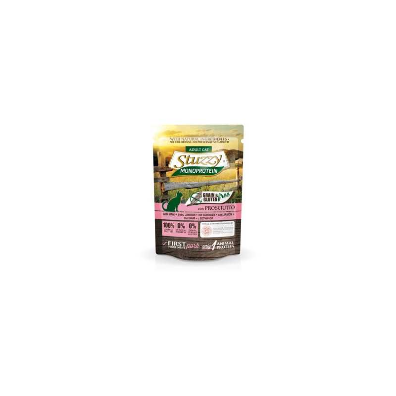 STUZZY CAT Monoprotein Grain et Gluten Free Jambon 85 g. STUZZY CAT Monoprotein Grain et Gluten Free Jambon 85 g.