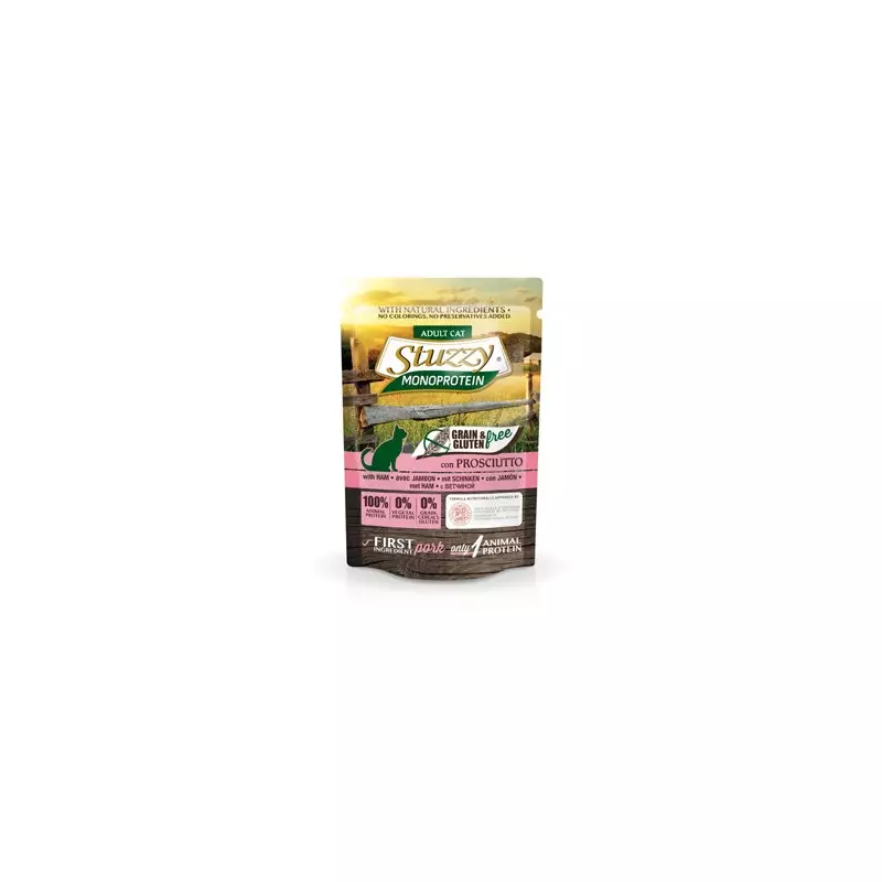 STUZZY CAT Monoprotein Grain & Gluten Free Ham 85 gr.